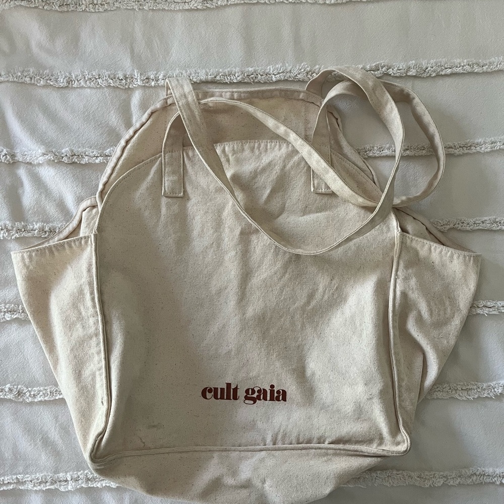 Cult Gaia Canvas tote